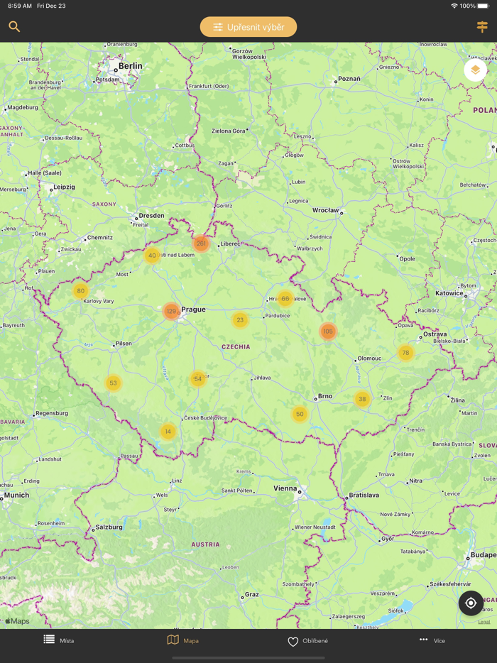 Úžasná místa - tipy na výlety