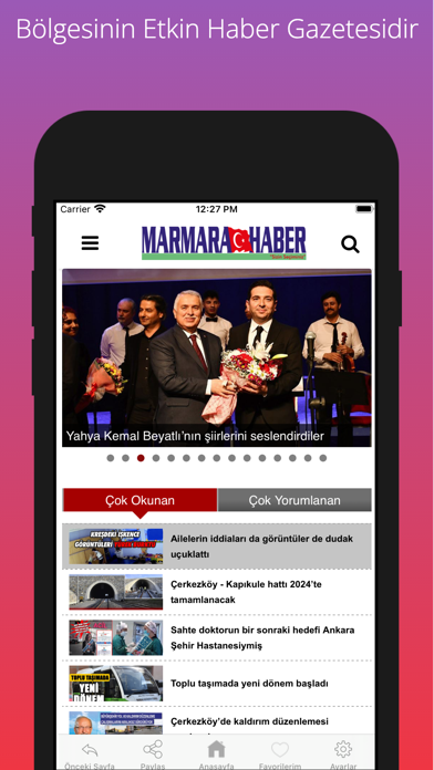 Marmara Haber Gazetesi Screenshot