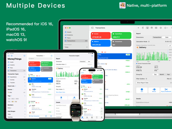 MoneyThings - Finance Trackerのおすすめ画像9