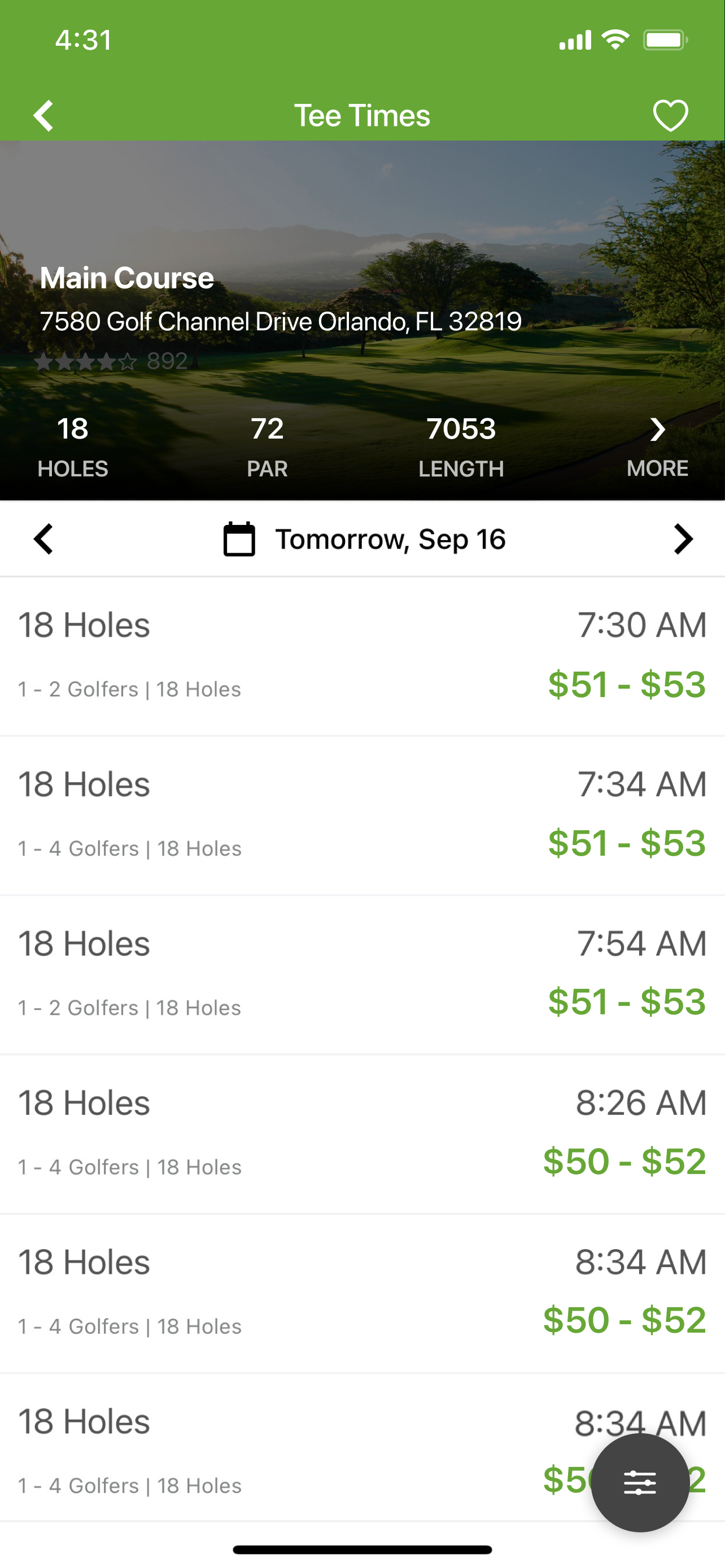 Glade Valley G.C.