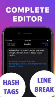 caption hashtags for instagram iphone screenshot 4