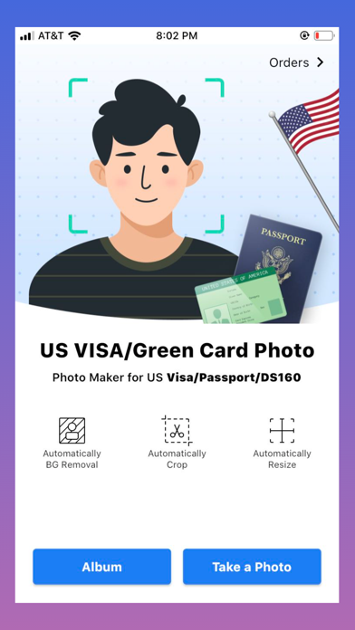 Green Card Photo US VISA Screenshot