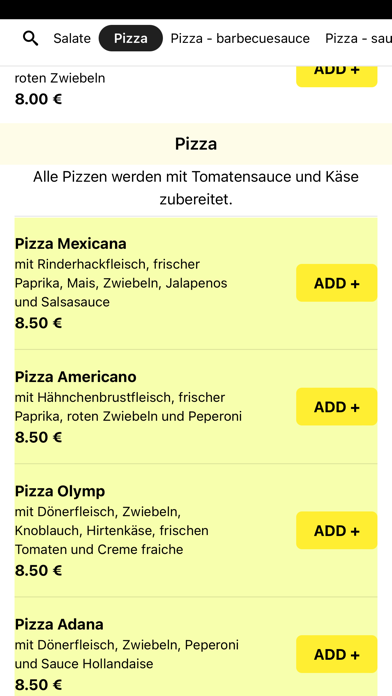 Pizziano Wilhelmshaven Screenshot