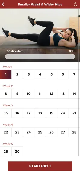 Game screenshot The 30 Day Fitness Challenge apk