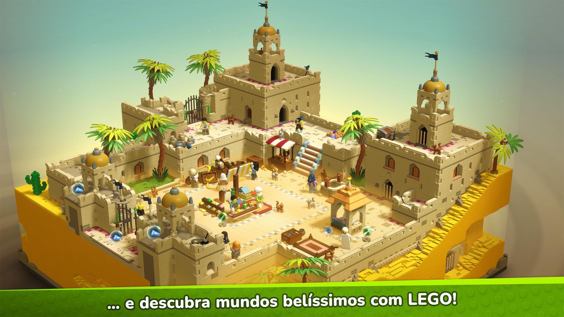 Screenshot do app LEGO® Bricktales