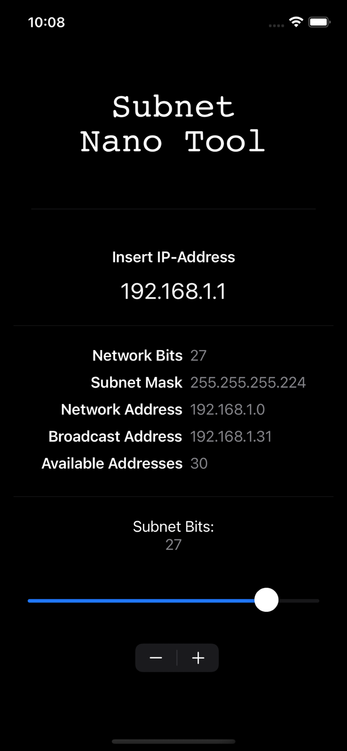 Subnet Nano Tool