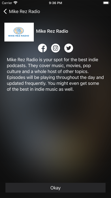 Mike Rez Radio Screenshot
