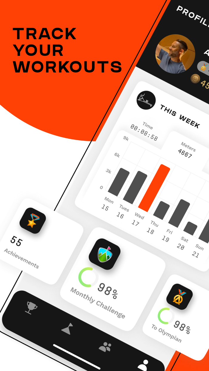 Aviron Rower Companion app