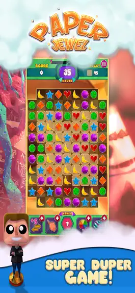 Game screenshot Paper Jewels Match 3 Game hack
