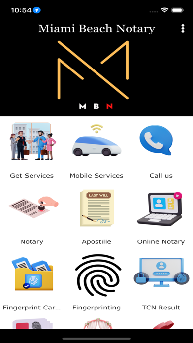 Miami Beach Notary Screenshot