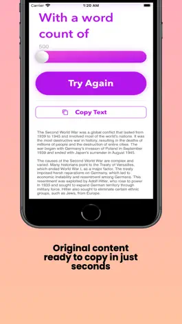 Game screenshot writr – AI Writing Tool hack