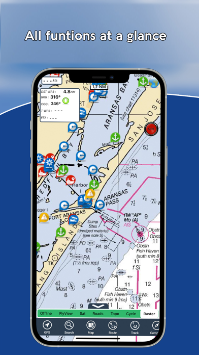 AIS Maps: Marine & Lake chartsのおすすめ画像4