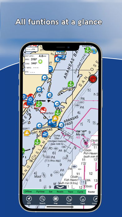 AIS Maps: Marine & Lake charts Screenshot