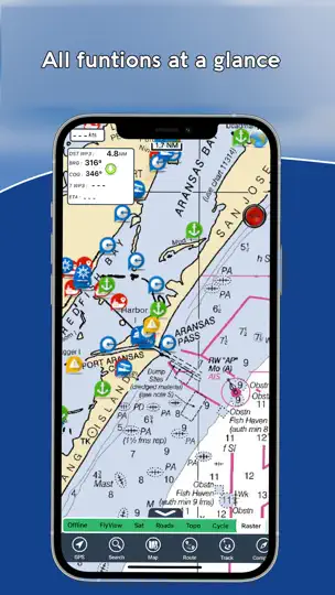 AIS Maps: Marine & Lake Charts iPhone-skjermbilde 4