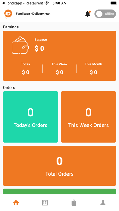 Fonditapp - Delivery man Screenshot