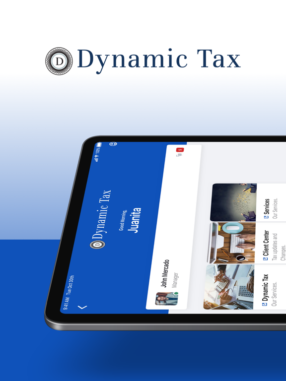 Dynamic Tax & Accounting iPad screenshot 1 - Business app