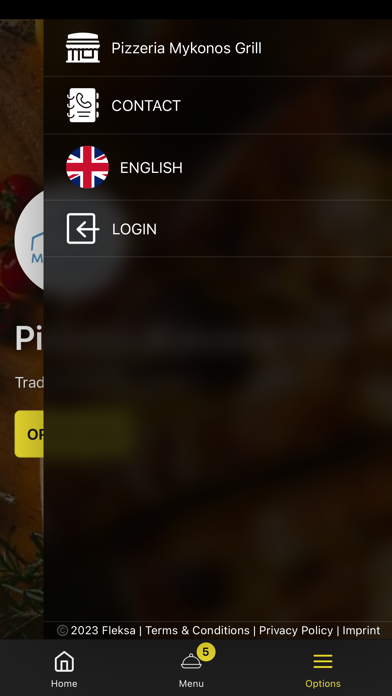 Pizzeria Mykonos Grill Screenshot
