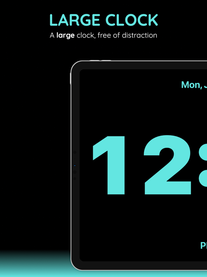 Bed Time  Large Clock