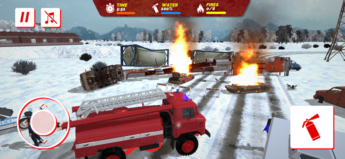 USSR Winter Rescue Fire Trucks