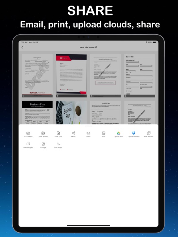 Scanner - PDF Scanner App iPad screenshot 4 - Productivity app