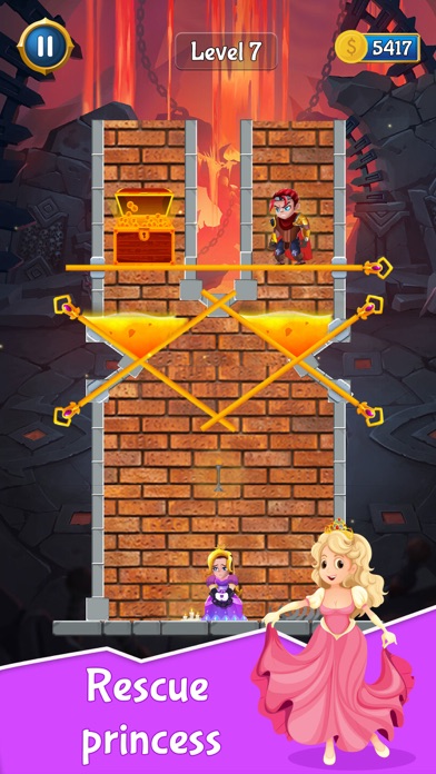 Hero Rescue - Pull Pin Games Screenshot