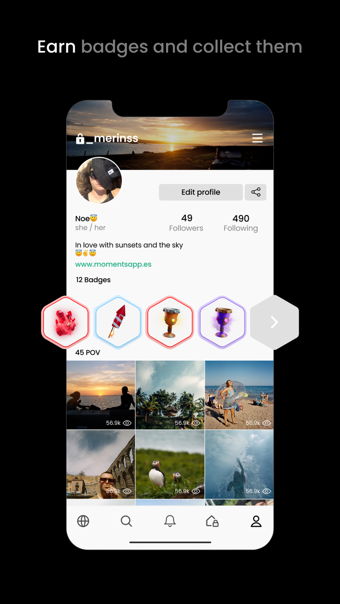 Moments for friends and family