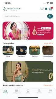 aarchiev gold jewellery store iphone screenshot 1