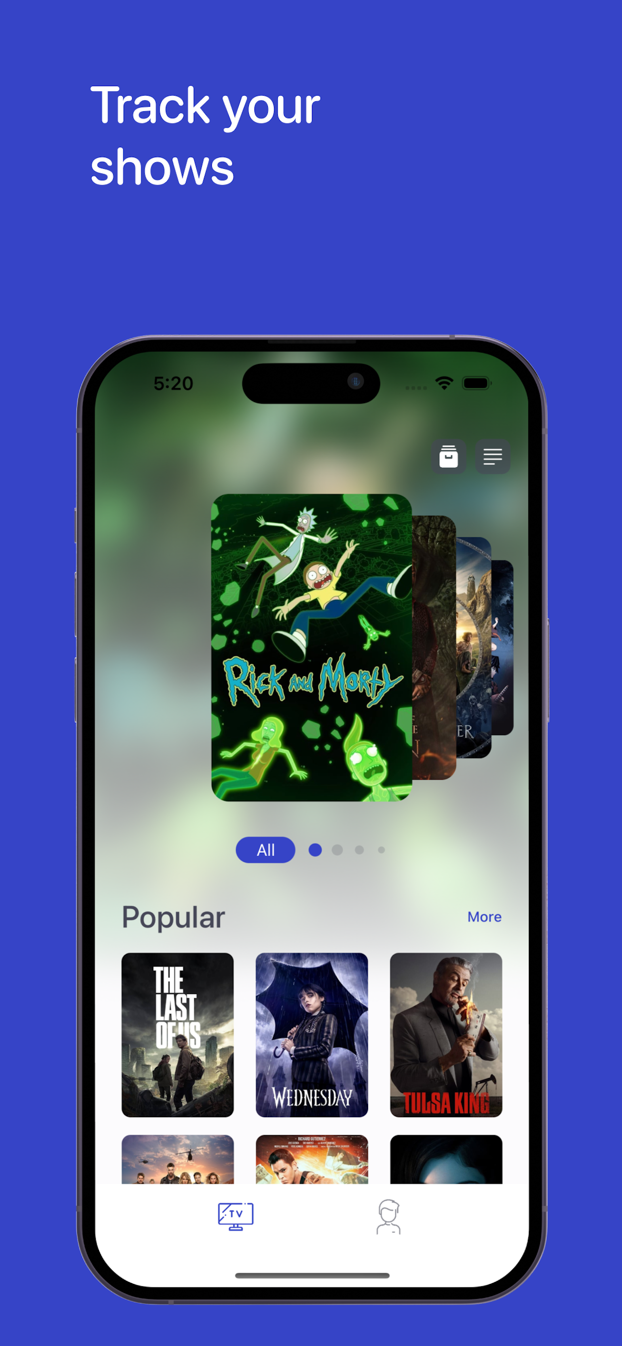 My TV Shows: Track & Discover