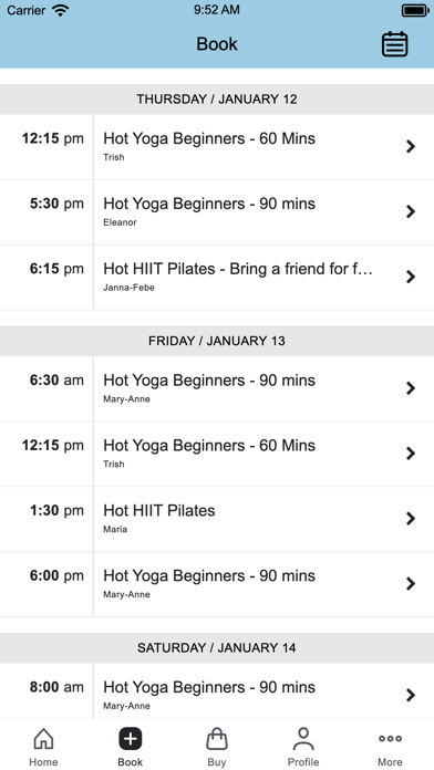 Hot Yoga Works Britomart Screenshot
