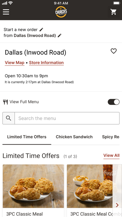 Church's Texas Chicken® Screenshot