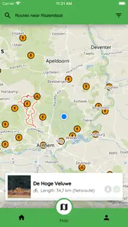 crossbill routes veluwe iphone screenshot 3