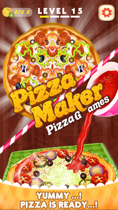 Pizza Maker-Kids Cooking Games Screenshot