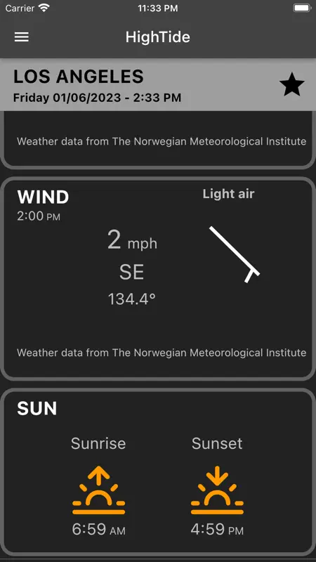 HighTide: tides & weather screenshot 8 of 8