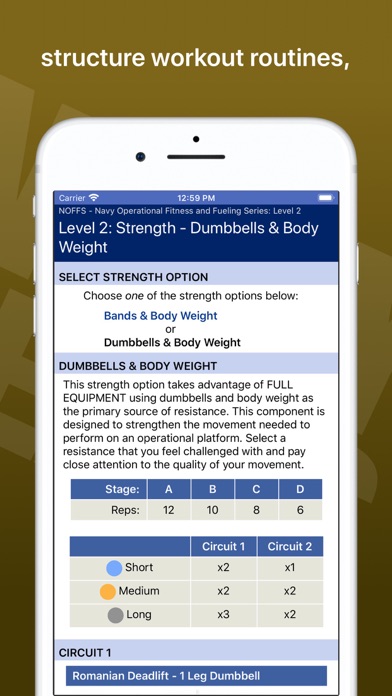 Navy SEAL Fitness Screenshot