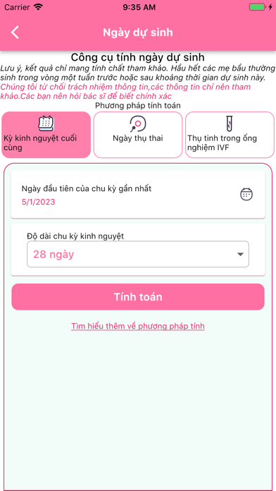 MarryBaby - Trợ lý mẹ bầu & bé Screenshot