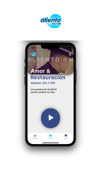 Aliento FM Screenshot