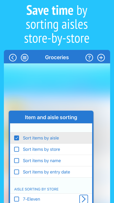 IntelliList - Shopping List Screenshot