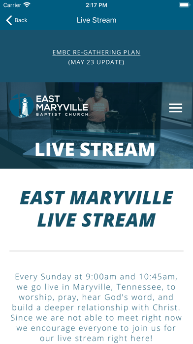 East Maryville Baptist Screenshot