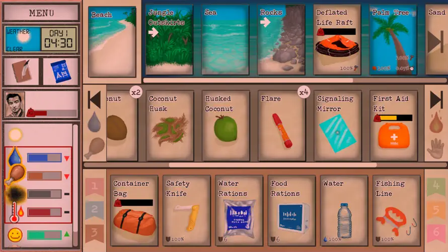 CardSurvival: Tropical Island screenshot 1