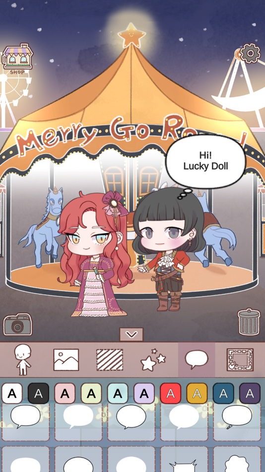 #6. Lucky Doll : My Own Characters (iOS) Podle: Zzoo