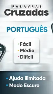 palavras cruzadas - português iphone screenshot 2