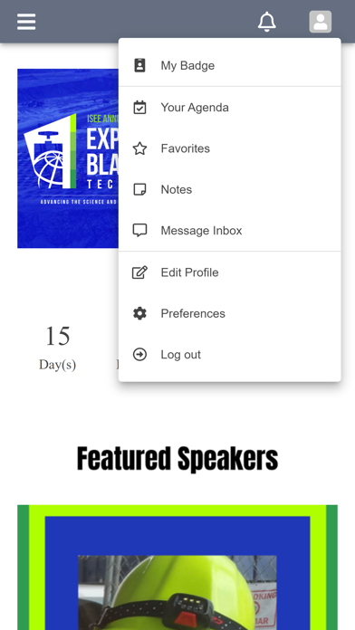 ISEE Annual Blaster Conference Screenshot
