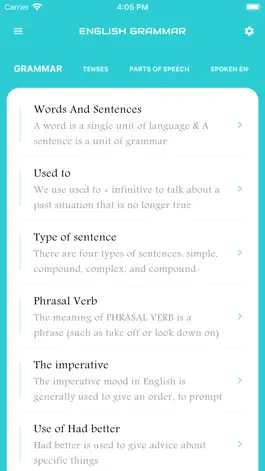 Game screenshot English Grammar Book mod apk