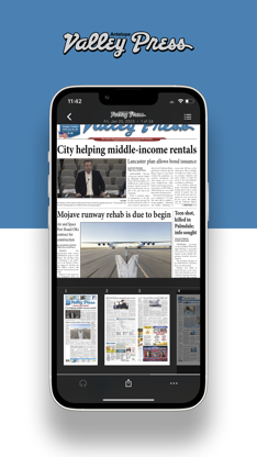 Antelope Valley Press EEdition screenshot 2