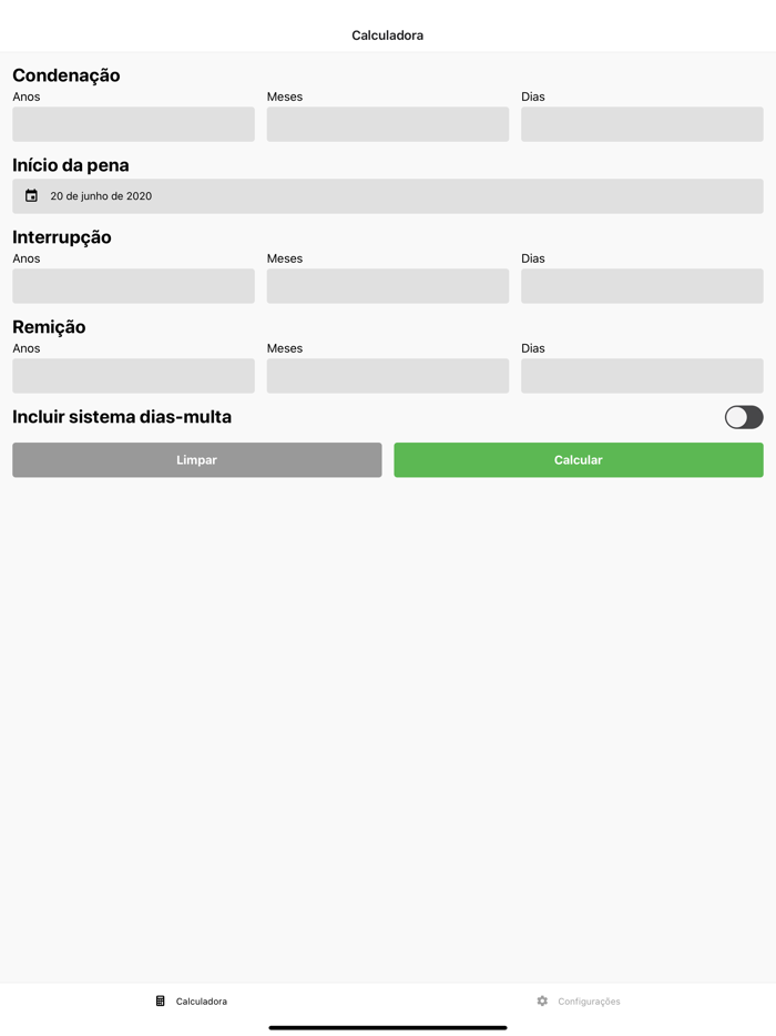 Calculadora Penal
