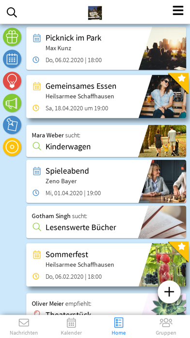 Heilsarmee Schaffhausen Screenshot