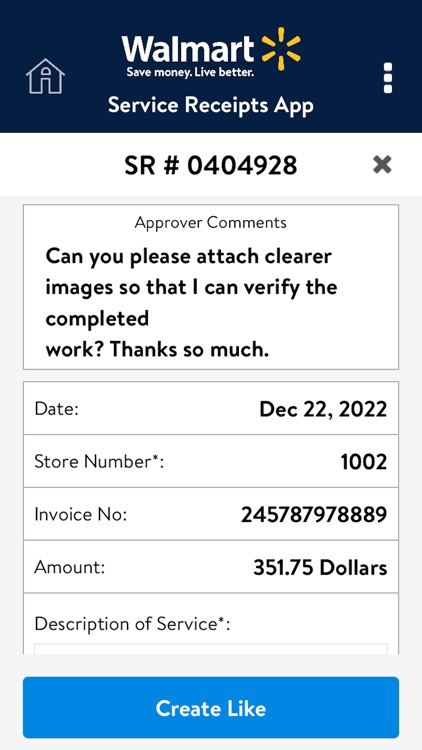 Walmart - Service Receipts screenshot-6