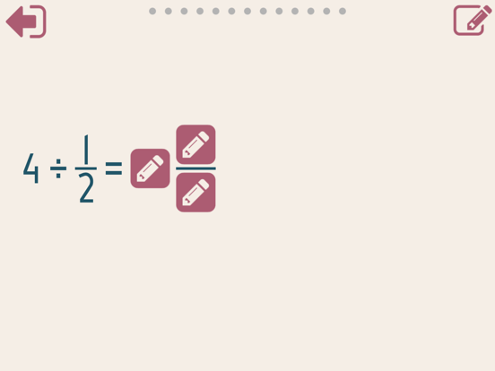 Math Shot Dividing Fractions iPad screenshot