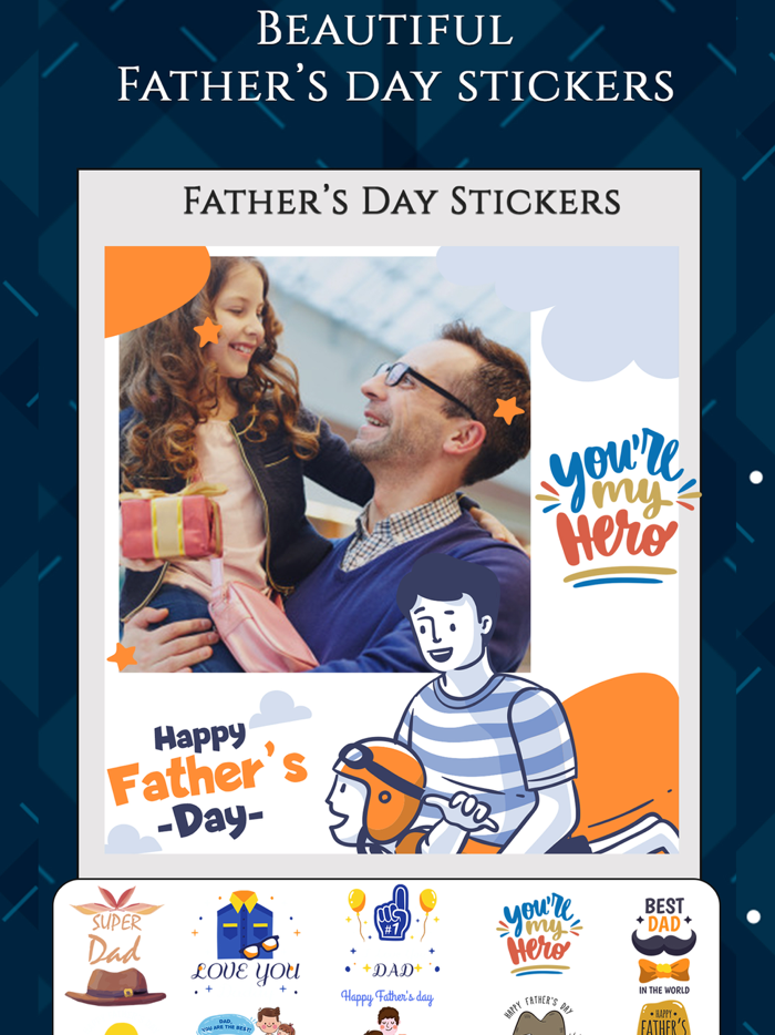 Fathers Day Photo Frames card