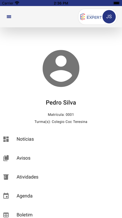 Escola Expert Screenshot